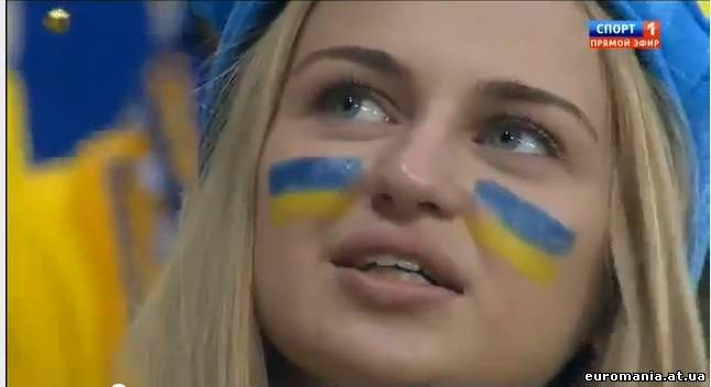 Украинская няшка на Евро 2012