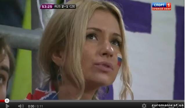 Как зовут русскую няшку из евро 2012. Кто она?